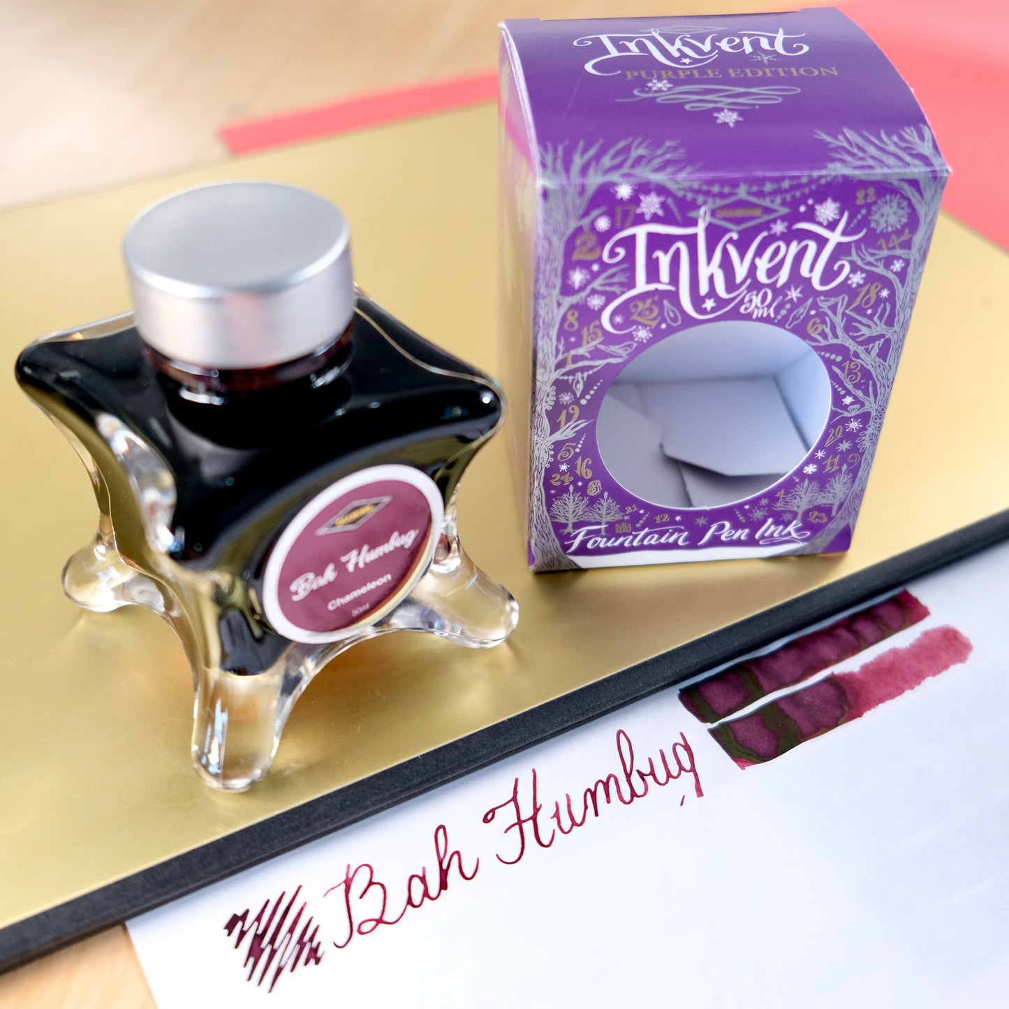 Diamine Ink-vent Purple Edition 2023 Fountain Pen Ink - Bah Humbug