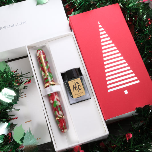 Penlux Masterpiece Grande 2022 Limited Edition Fountain Pen - Christmas