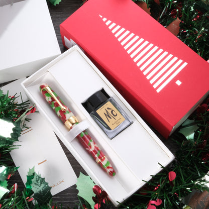 Penlux Masterpiece Delgado 2022 Limited Edition Fountain Pen - Christmas