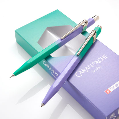 Caran d'Ache 849+844 Ballpoint Pen and Mechanical Pencil Set - Borealis