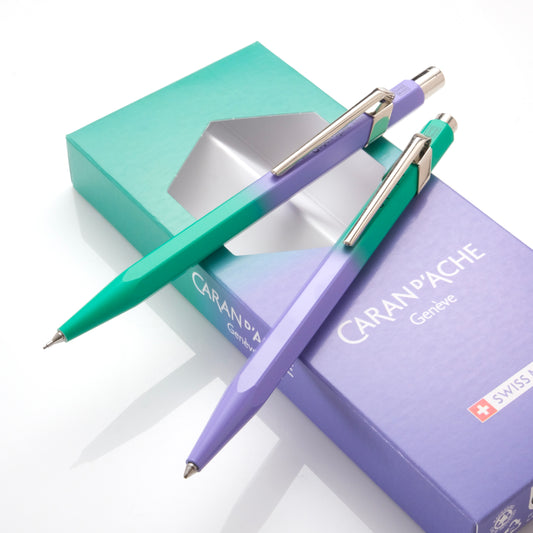 Caran d'Ache 849+844 Ballpoint Pen and Mechanical Pencil Set - Borealis