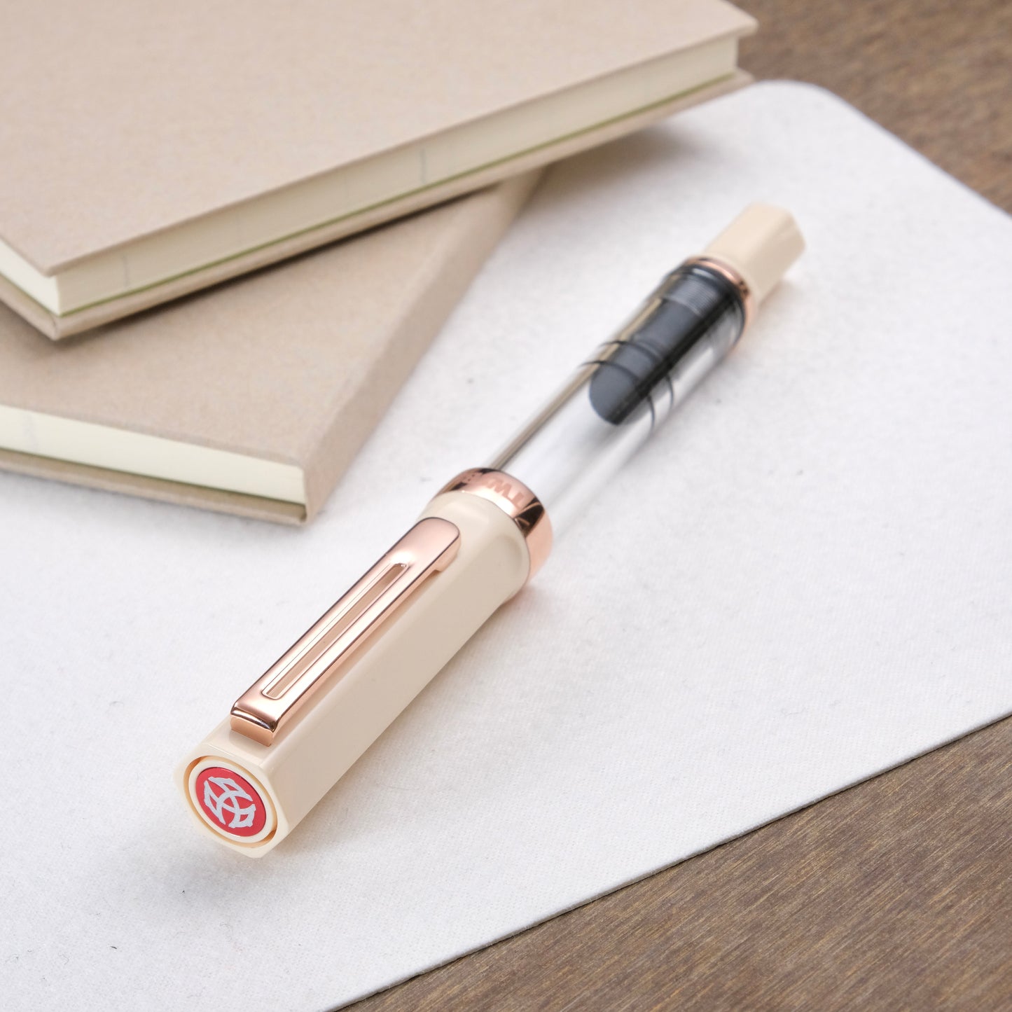 TWSBI ECO Fountain Pen - Creme with Rose Gold