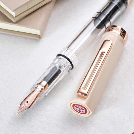 TWSBI ECO Fountain Pen - Creme with Rose Gold