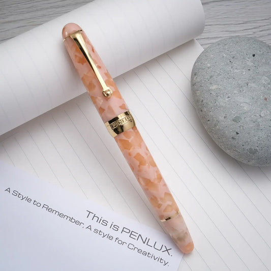 Penlux Masterpiece Delgado Fountain Pen - Baby Pink (Limited Edition)