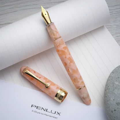 Penlux Masterpiece Delgado Fountain Pen - Baby Pink (Limited Edition)