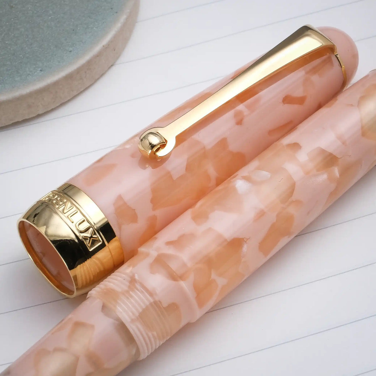 Penlux Masterpiece Delgado Fountain Pen - Baby Pink (Limited Edition)