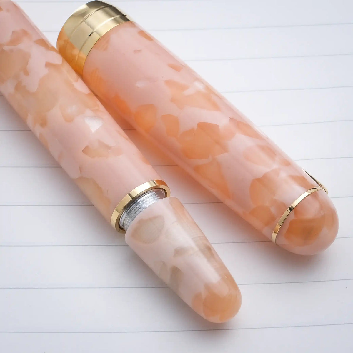 Penlux Masterpiece Delgado Fountain Pen - Baby Pink (Limited Edition)