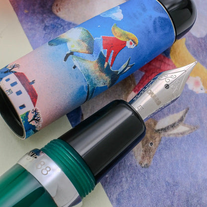 Opus 88 x Soupy Tang "Flying Rabbit" Mini Pocket Fountain Pen