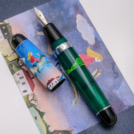 Opus 88 x Soupy Tang "Flying Rabbit" Mini Pocket Fountain Pen