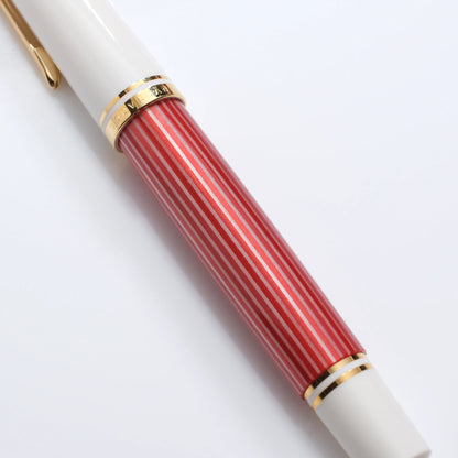 Pelikan M600 Fountain Pen - Red & White (2023 Christmas Edition)