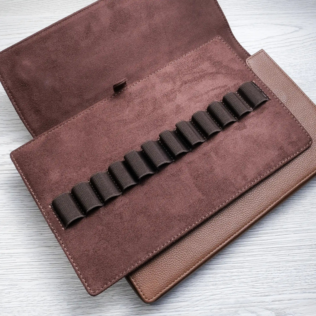 Sheaffer Twelve 12 Slots Leather Pen Case