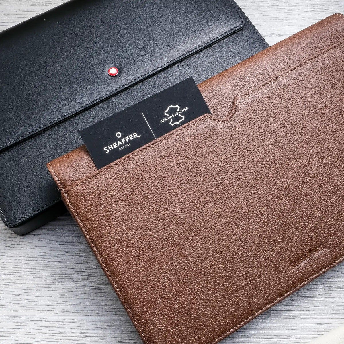 Sheaffer Twelve 12 Slots Leather Pen Case