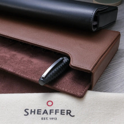 Sheaffer Twelve 12 Slots Leather Pen Case