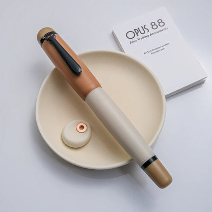 Opus 88 Omar Fountain Pen - Milktea