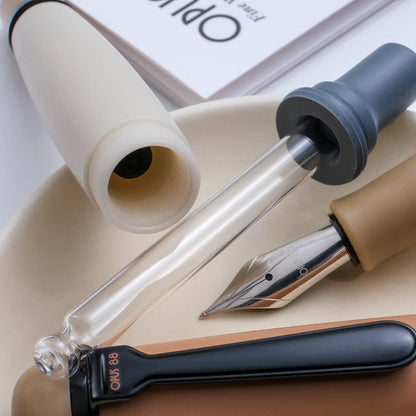 Opus 88 Omar Fountain Pen - Milktea