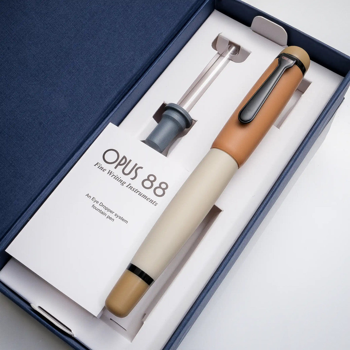 Opus 88 Omar Fountain Pen - Milktea