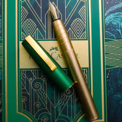 Faber-Castell Loom Fountain Pen Special Edition Gift Set - Gilded Green 鎏金綠
