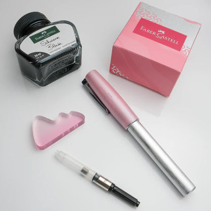 Faber-Castell Loom Fountain Pen Special Edition Gift Set - Pink