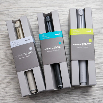 Uni-ball ZENTO Signature Rollerball Pen, Silver 0.3mm