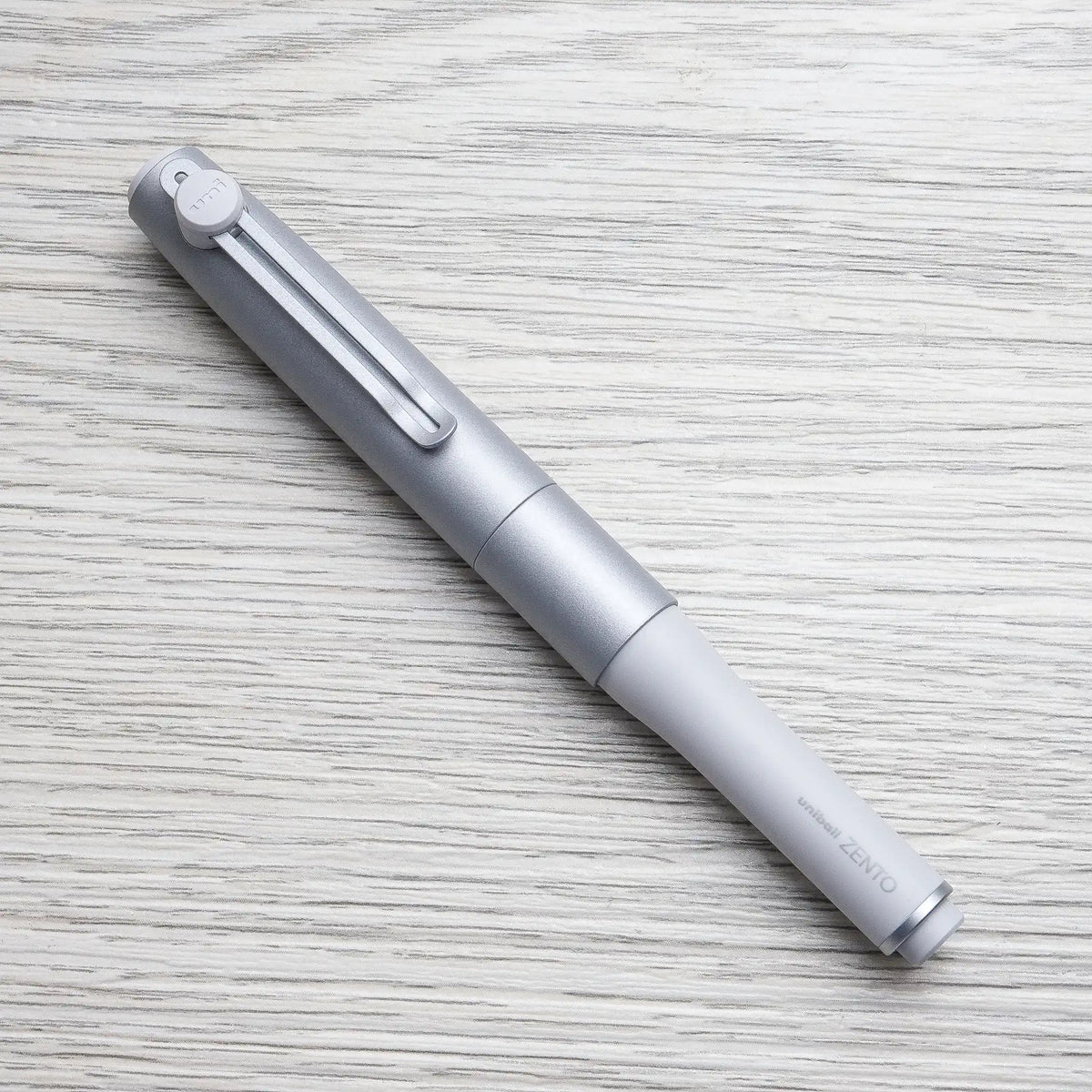 Uni-ball ZENTO Signature Rollerball Pen, Silver 0.3mm