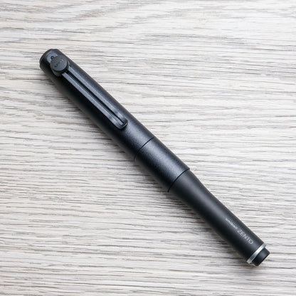 Uni-ball ZENTO Signature Rollerball Pen, Metallic Black 0.5mm