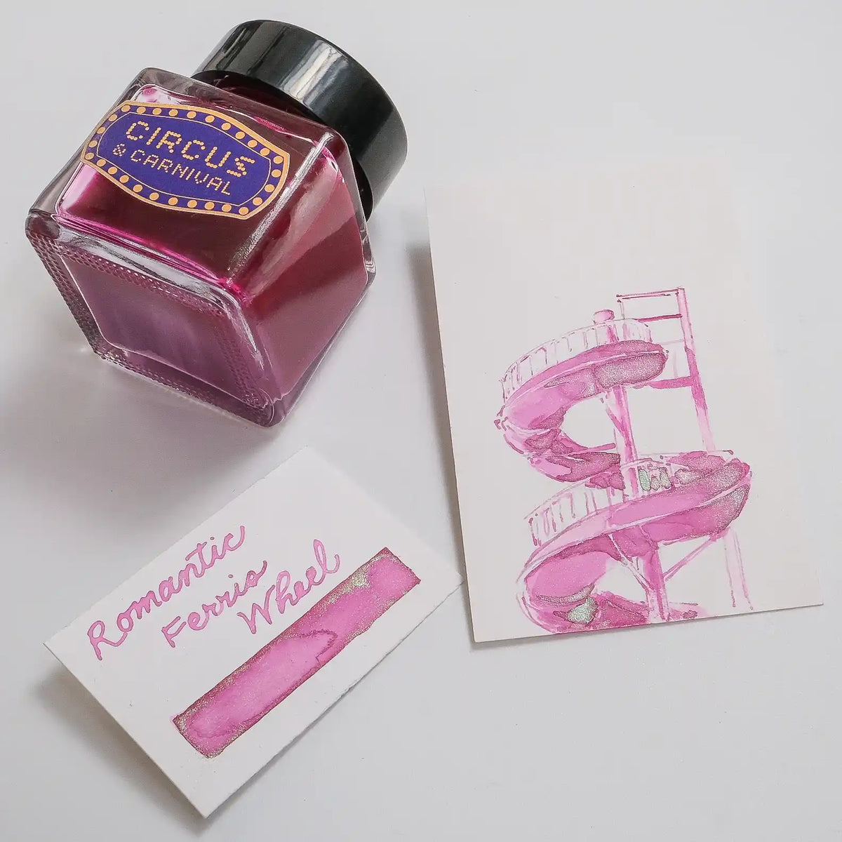 Journalize Circus & Carnival Ink - Romantic Ferris Wheel