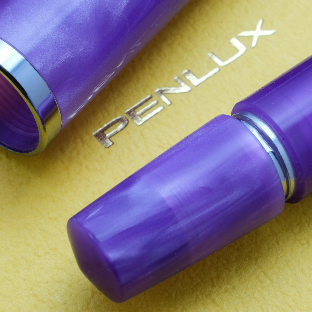 Penlux x Lennon Tool Bar Concerto Fountain Pen & Ink Set - Amethyst