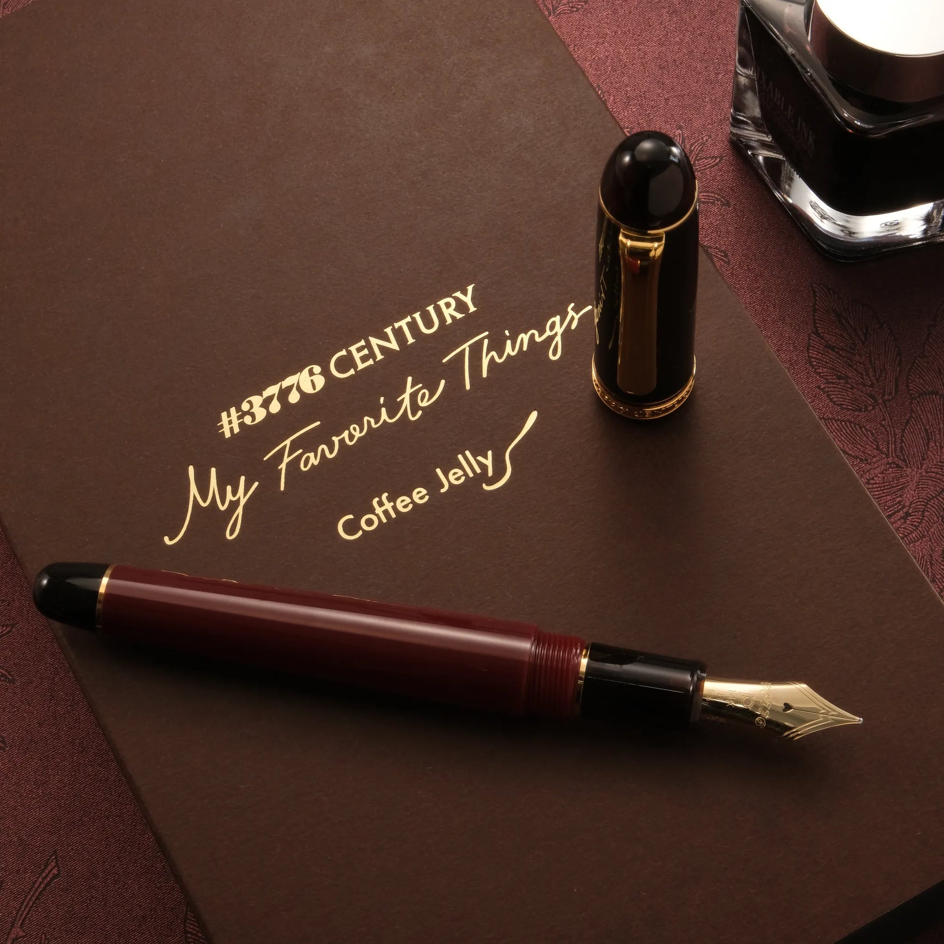 Platinum #3776 Century Fountain Pen – Coffee Jelly (Limited Edition ...