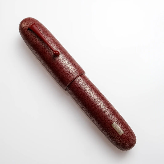 Fine Writing International Urushi Fountain Pen - Ishime Nuri Red (FAT Version)