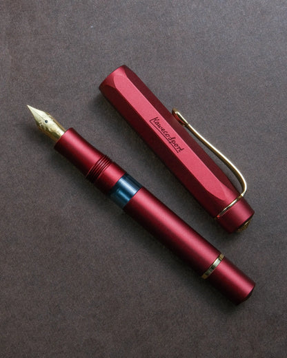 Kaweco Piston Sport AL Fountain Pen – Bordeaux