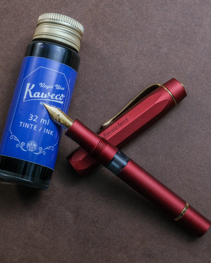 Kaweco Piston Sport AL Fountain Pen – Bordeaux