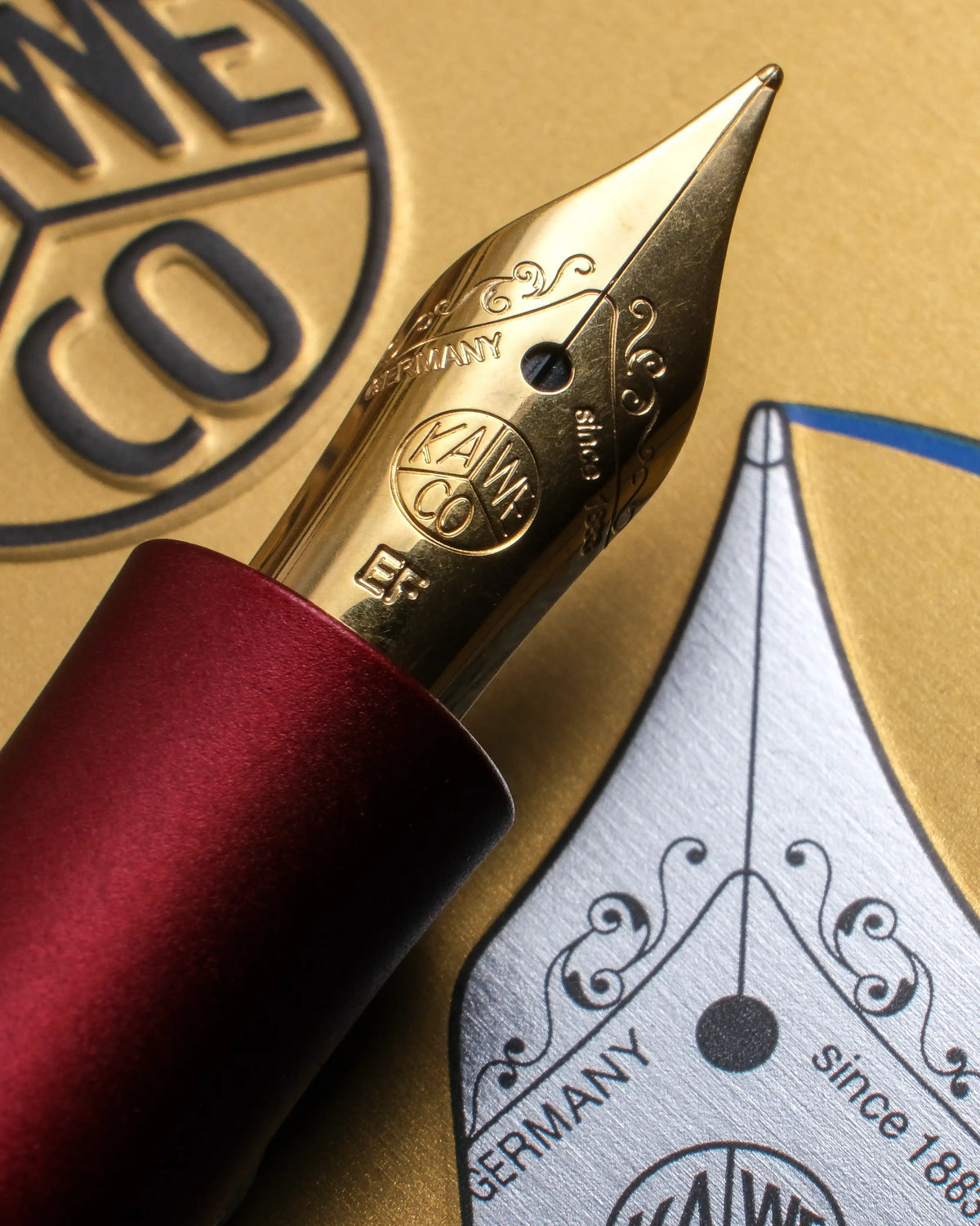 Kaweco Piston Sport AL Fountain Pen – Bordeaux