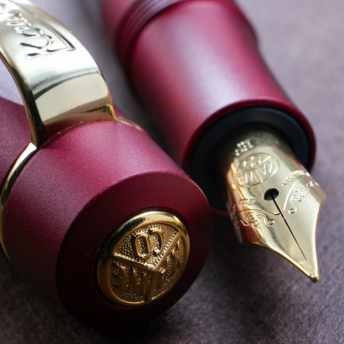 Kaweco Piston Sport AL Fountain Pen – Bordeaux