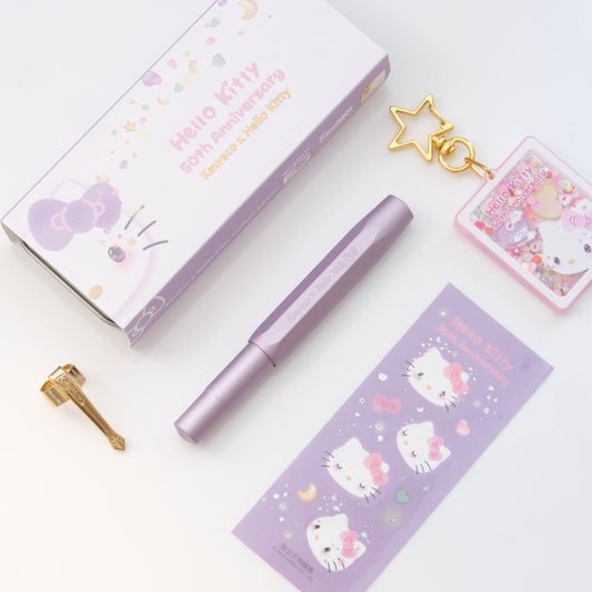 Kaweco AL Sport Hello Kitty Fountain Pen - Lilac (2024 Limited Edition)