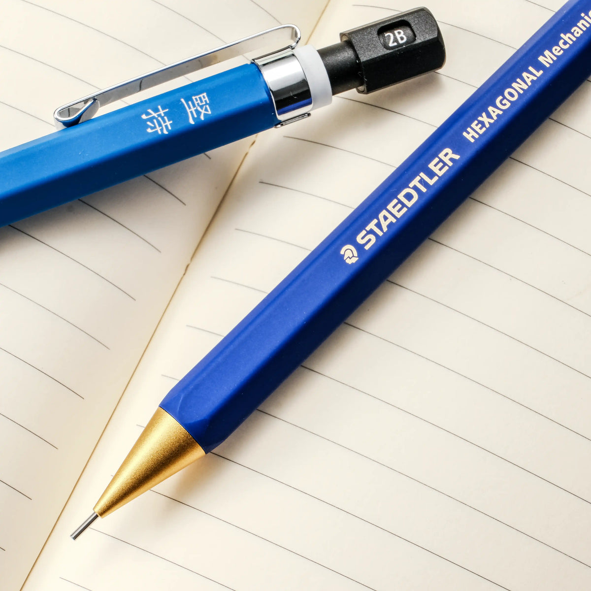 STAEDTLER Hexagonal 0.5mm Mechanical Pencil - Blue Version 2 STAEDTLER Hexagonal 0.5mm Mechanical Pencil - Blue Version 2