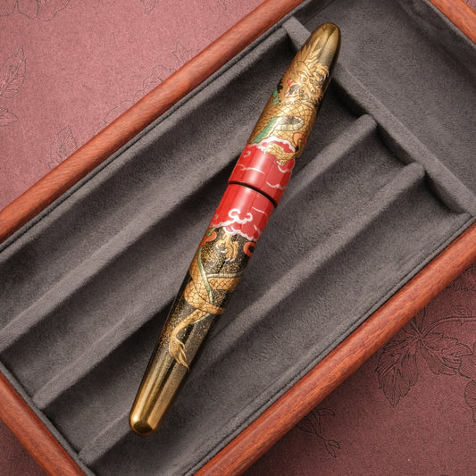 Taccia Empress Maki-e Fountain Pen - Double Dragon (2024 Limited Edition)