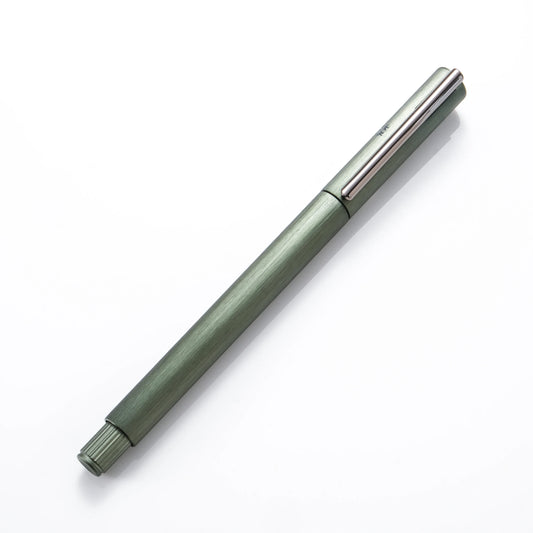 Faber-Castell Neo Slim Aluminum Fountain Pen - Olive Green