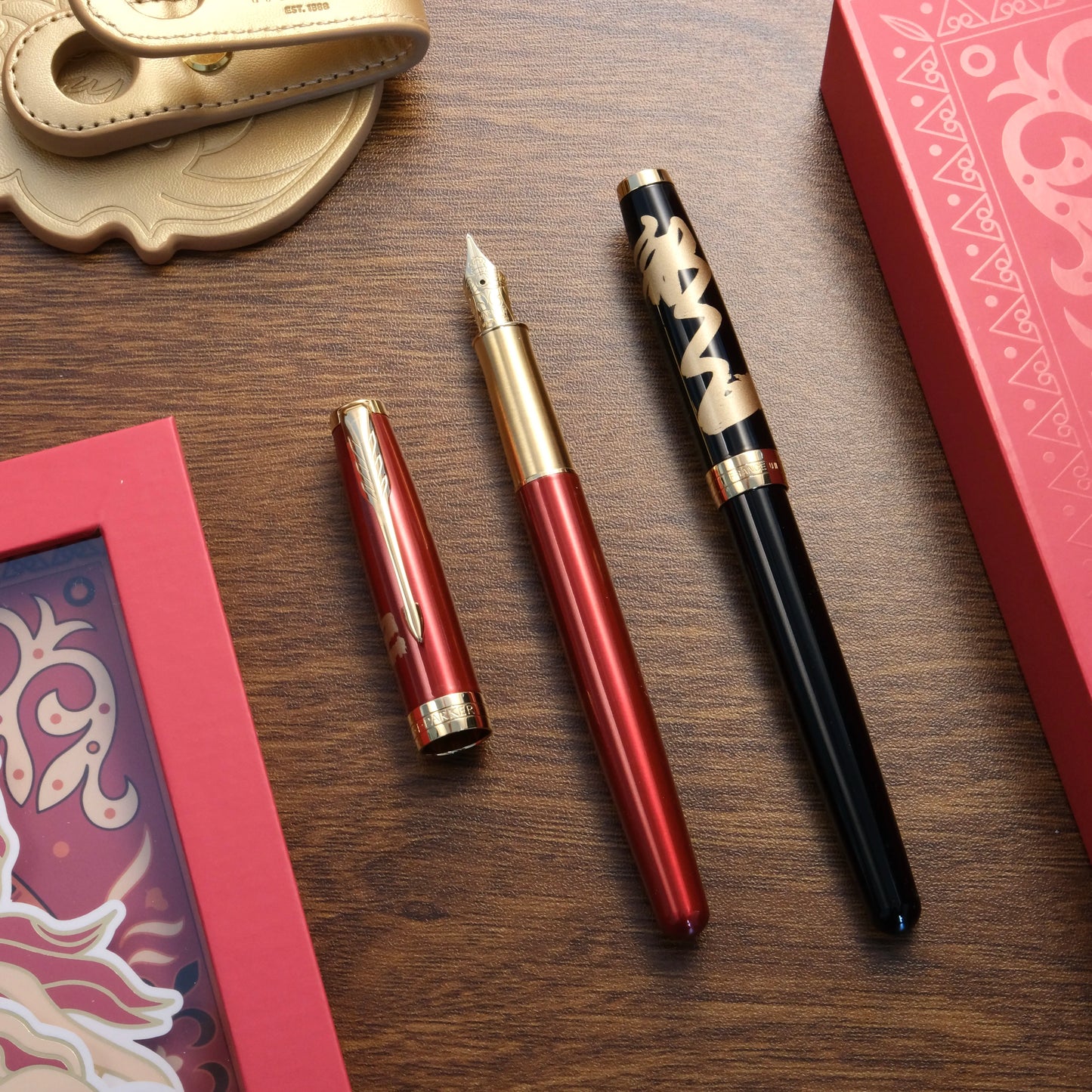 Parker Sonnet Fountain Pen Gift Set－ 2024 Year of the Dragon - Black (Special Edition)