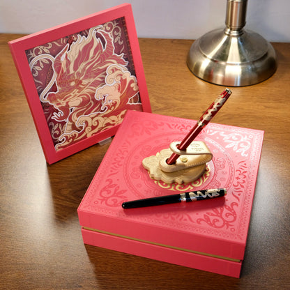 Parker Sonnet Fountain Pen Gift Set－ 2024 Year of the Dragon - Black (Special Edition)
