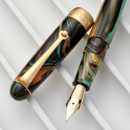Penlux Masterpiece Delgado Fountain Pen - Peacock