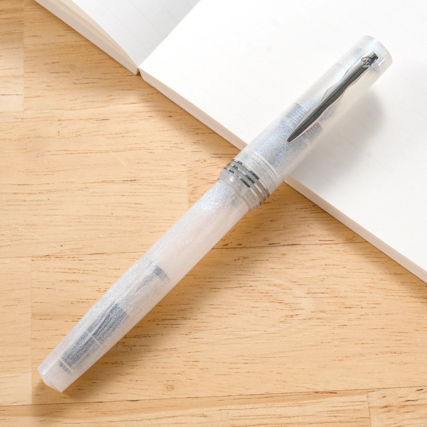 Cypress Urban Speedster Flash Gold Fountain Pen - White