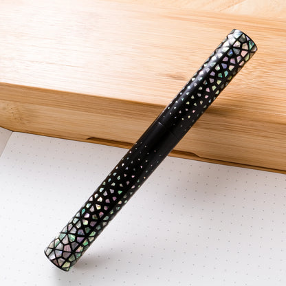 Cypress Modern Raden Color Geometry Fountain Pen - Black