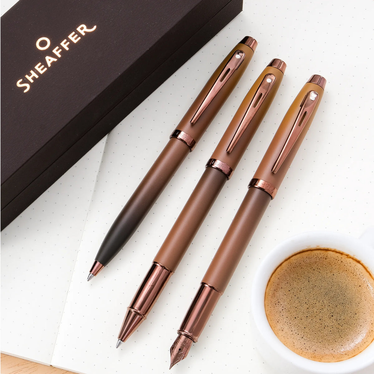 Sheaffer Pen Sheaffer 100 Coffee Edition Ballpoint Pen – Muze Pens