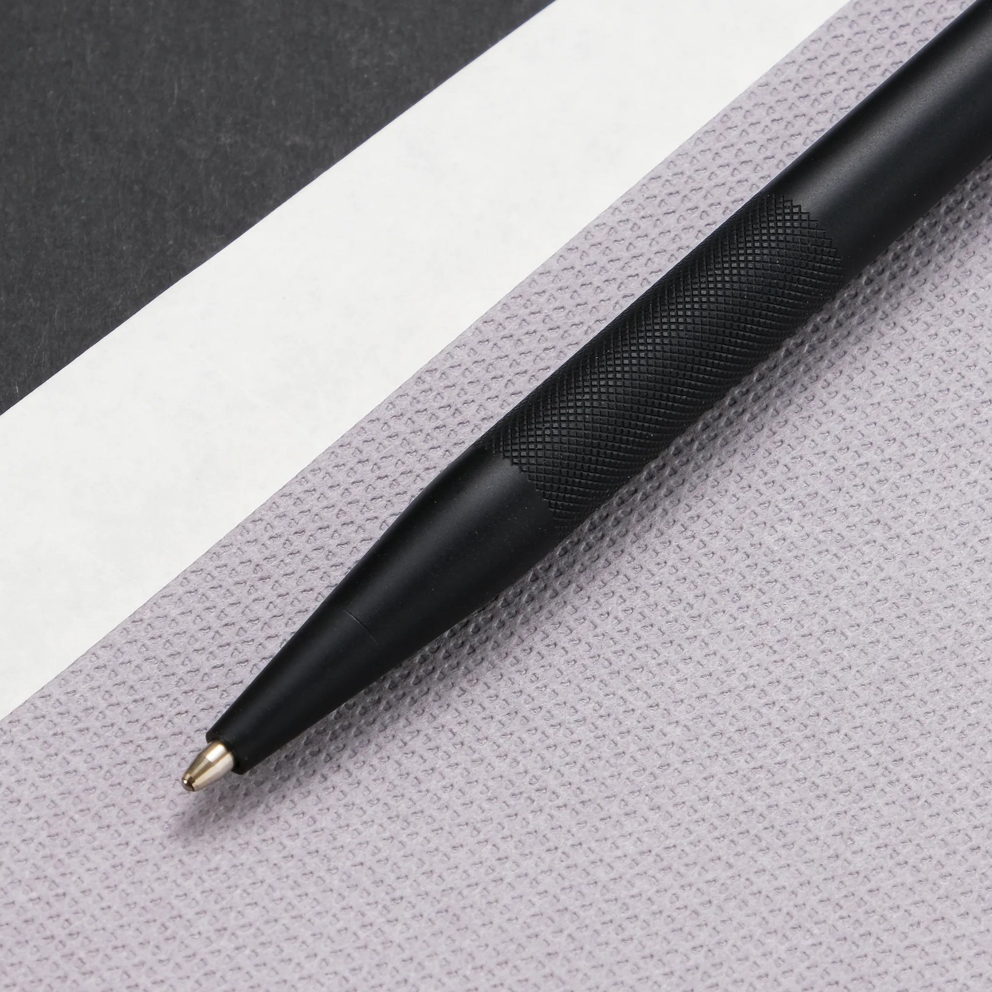 Cross Century II Ballpoint Pen - Black Micro Knurl with Matt PVD Cross Century II Ballpoint Pen - Black Micro Knurl with Matt PVD