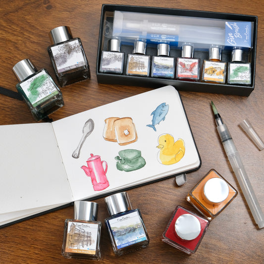 Pierre Cardin City Fantasy Street Inkasy Waterproof Ink - Chinese Temple Orange Yellow (25ml)