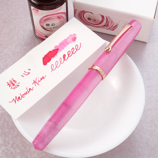 [PRE-ORDER] Penlux x Lennon Tool Bar Concerto Fountain Pen & Ink Set - Rose Nebula