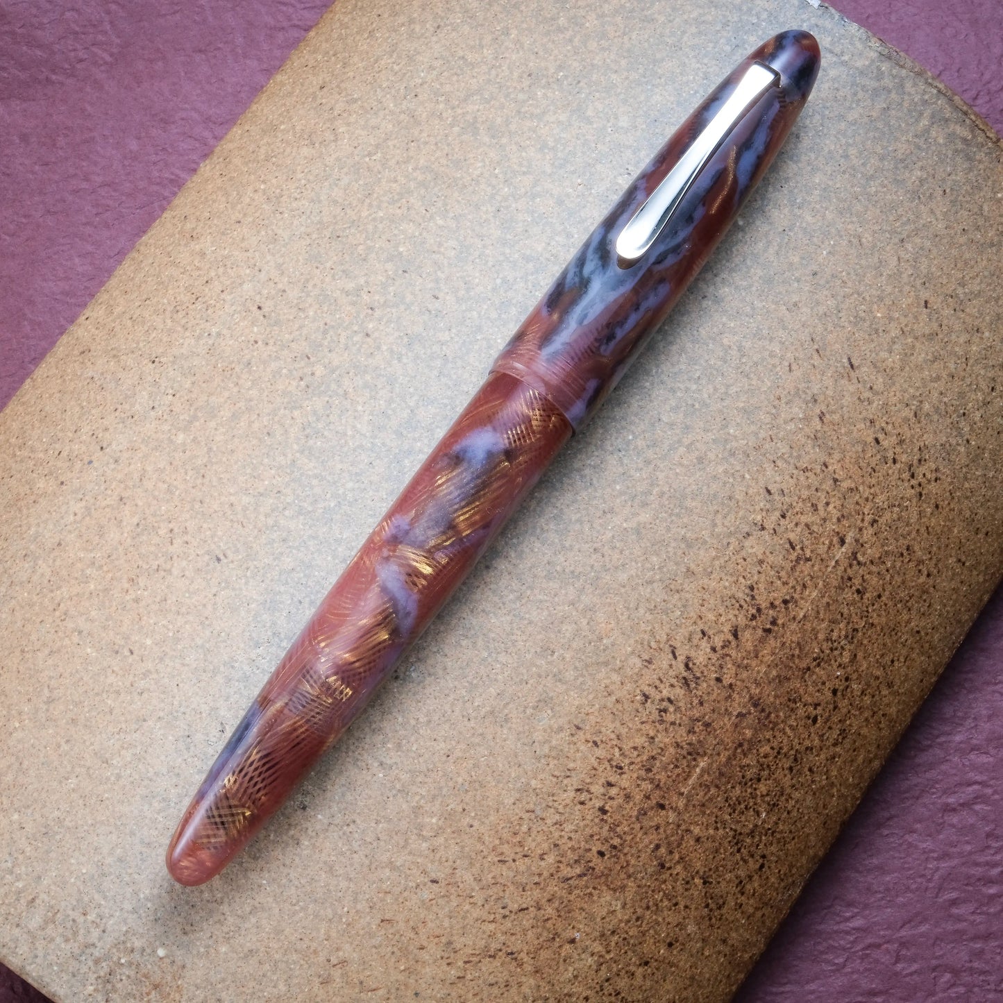 Cypress Colorful Fountain Pen - Krakatoa