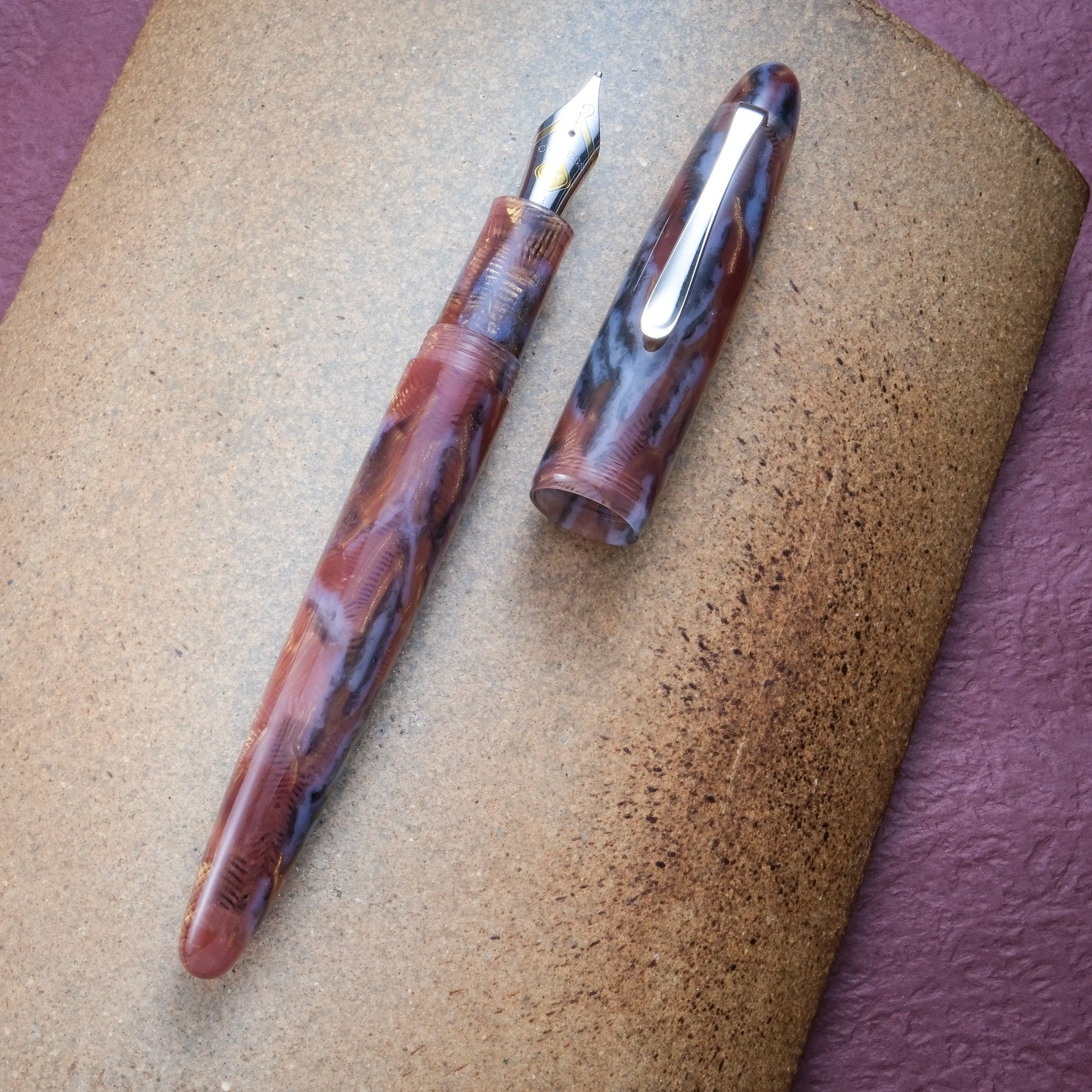 Cypress Colorful Fountain Pen - Krakatoa