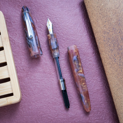 Cypress Colorful Fountain Pen - Krakatoa
