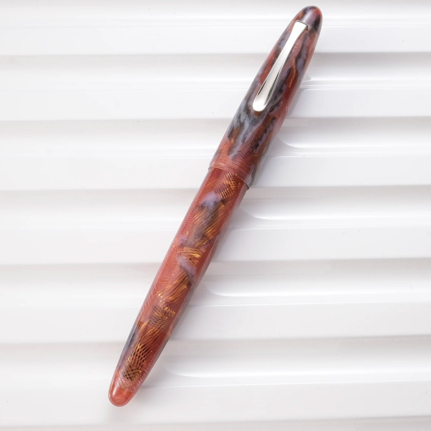 Cypress Colorful Fountain Pen - Krakatoa